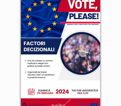Vote, please! – o întâlnire despre viață și democrație în centrul Bucureștiului