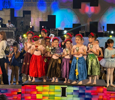 ”Polka fustițelor” – fetițele dansatoare din Sectorul 6 excelează în cadrul unei competiții de nivel național