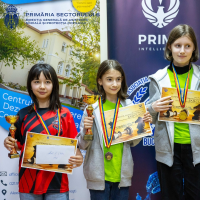 Șah la Conac - Campionatul Capitalei Juniori Șah Clasic și-a desemnat câștigătorii