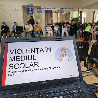 Violența la școală – o întâlnire dedicată dialogului cu elevii din Sectorul 6